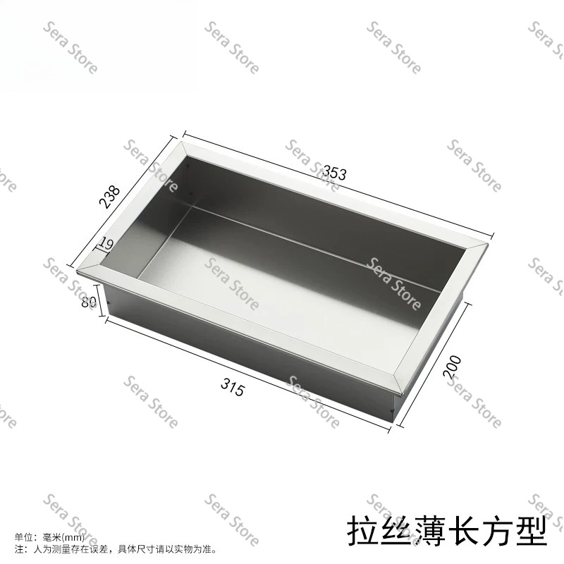 Shower Niche Stainless Steel Recessed - 304 Stainless Steel Concealed Wall Niche