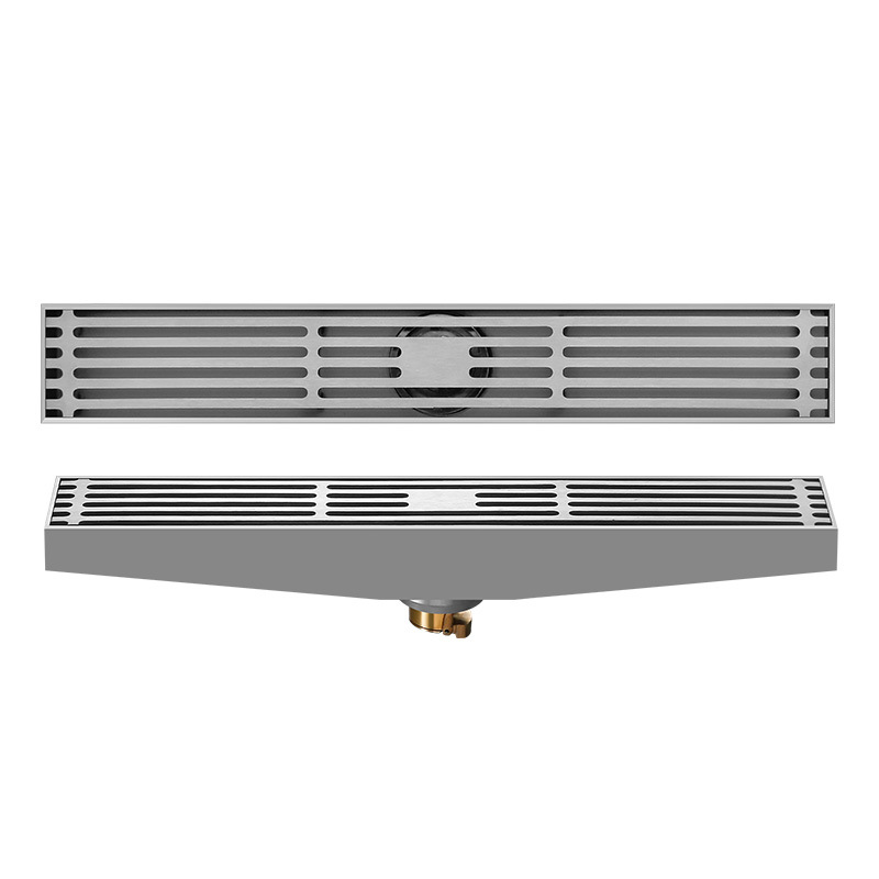 Linear Shower Drain Stainless 304 Tile In - Sloped Drainage Tile Insert Shower Drain