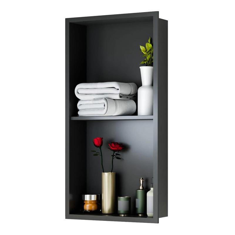 Shower Niche Stainless Steel Recessed - Stainless Steel Shower Niche Bathroom Wall