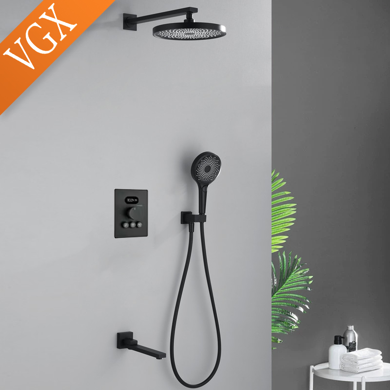 Concealed Thermostatic Shower System Set - VGX Concealed Thermostatic Shower System Set