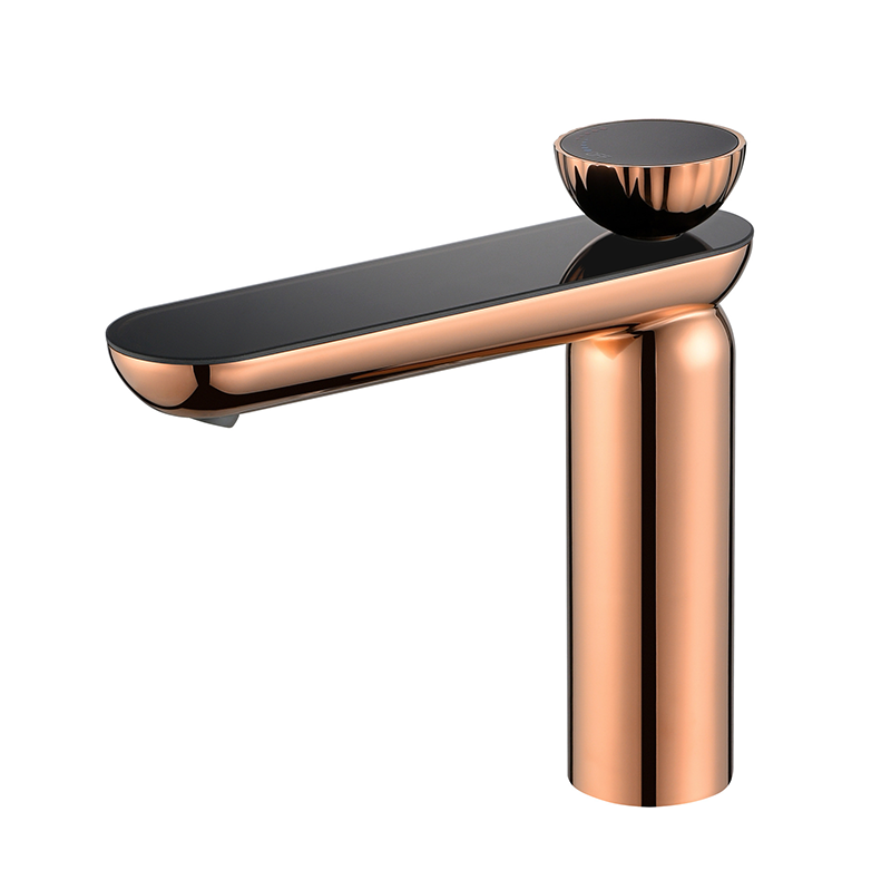 Thermostatic Mixing Valve Digital Display - Basin Faucets Black/Gold/Gun Gray/White Washbasin Sink