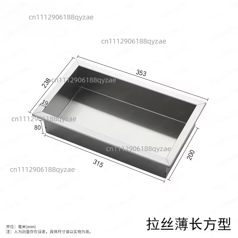 Shower Niche Stainless Steel Recessed - 304 Stainless Steel Concealed Wall Niche