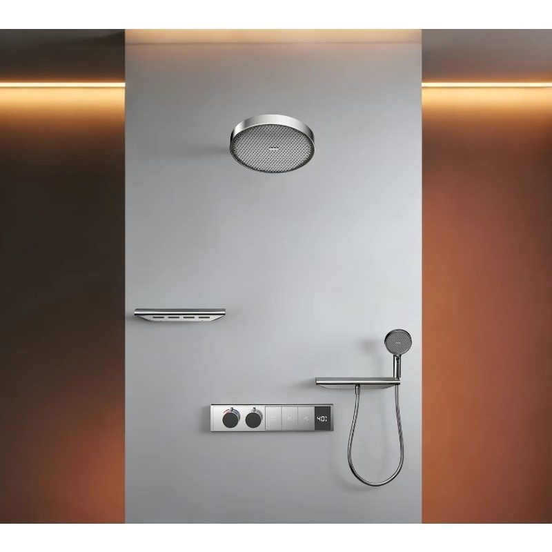 Brass Tee Thermostatic Shower  - огляд і ціна Thermostatic Mixing Valve Digital Display