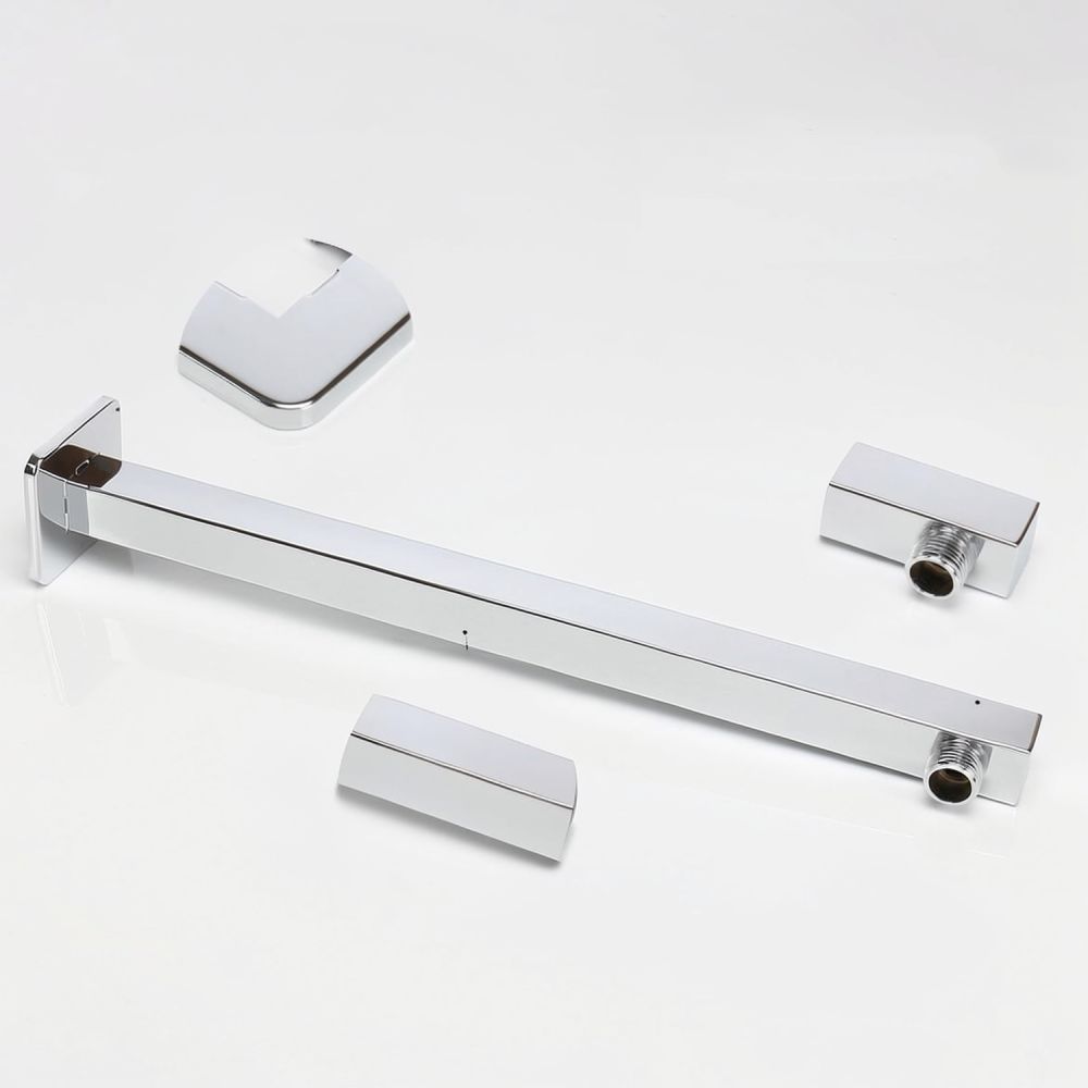 Modern Matte Black Square Show - огляд і ціна Rainfall Shower Head Ceiling Mount 16 Inch