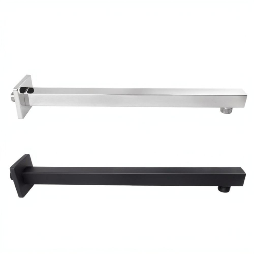 Modern Matte Black Square Show - огляд і ціна Rainfall Shower Head Ceiling Mount 16 Inch
