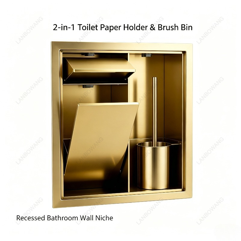 304 Stainless Steel Recessed T - огляд і ціна Shower Niche Stainless Steel Recessed