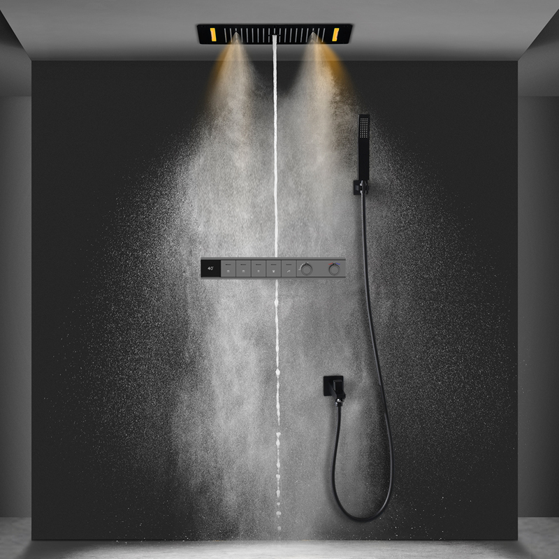 Concealed Thermostatic Chrome  - огляд і ціна Concealed Thermostatic Shower System Set