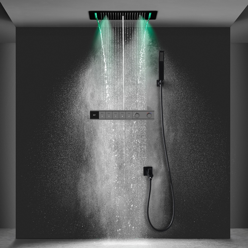 Concealed Thermostatic Chrome  - огляд і ціна Concealed Thermostatic Shower System Set