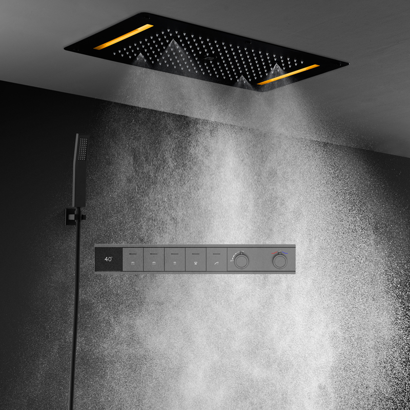 Concealed Thermostatic Chrome  - огляд і ціна Concealed Thermostatic Shower System Set
