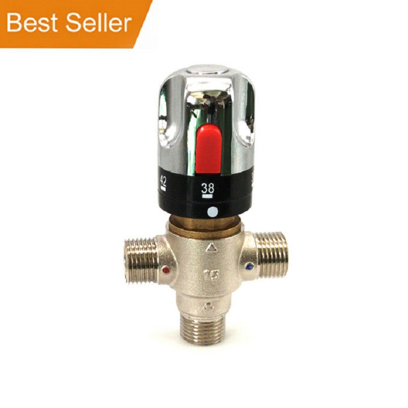 DN15 Thermostatic Water Mixing - огляд і ціна Thermostatic Shower Faucet Valve 3 Way