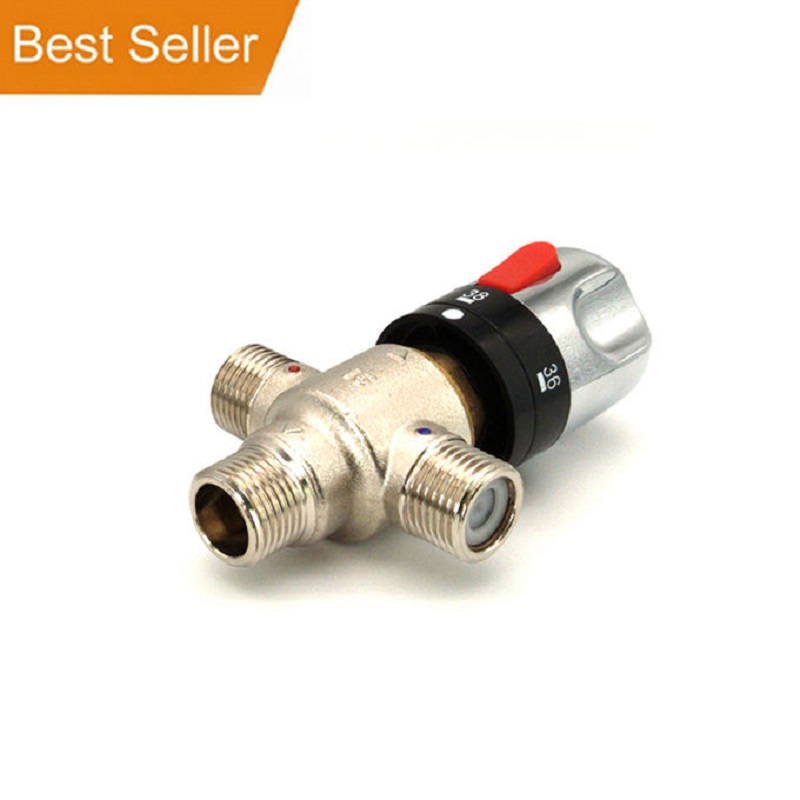 DN15 Thermostatic Water Mixing - огляд і ціна Thermostatic Shower Faucet Valve 3 Way