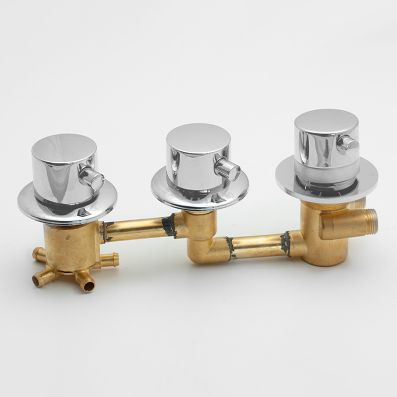 New Triple Handle Thermostatic - огляд і ціна Thermostatic Shower Faucet Valve 3 Way
