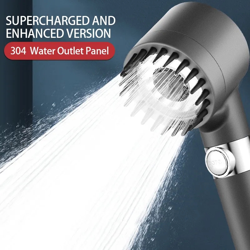 High Pressure Shower Head Blac - огляд і ціна Handheld Shower Head High Pressure Filter
