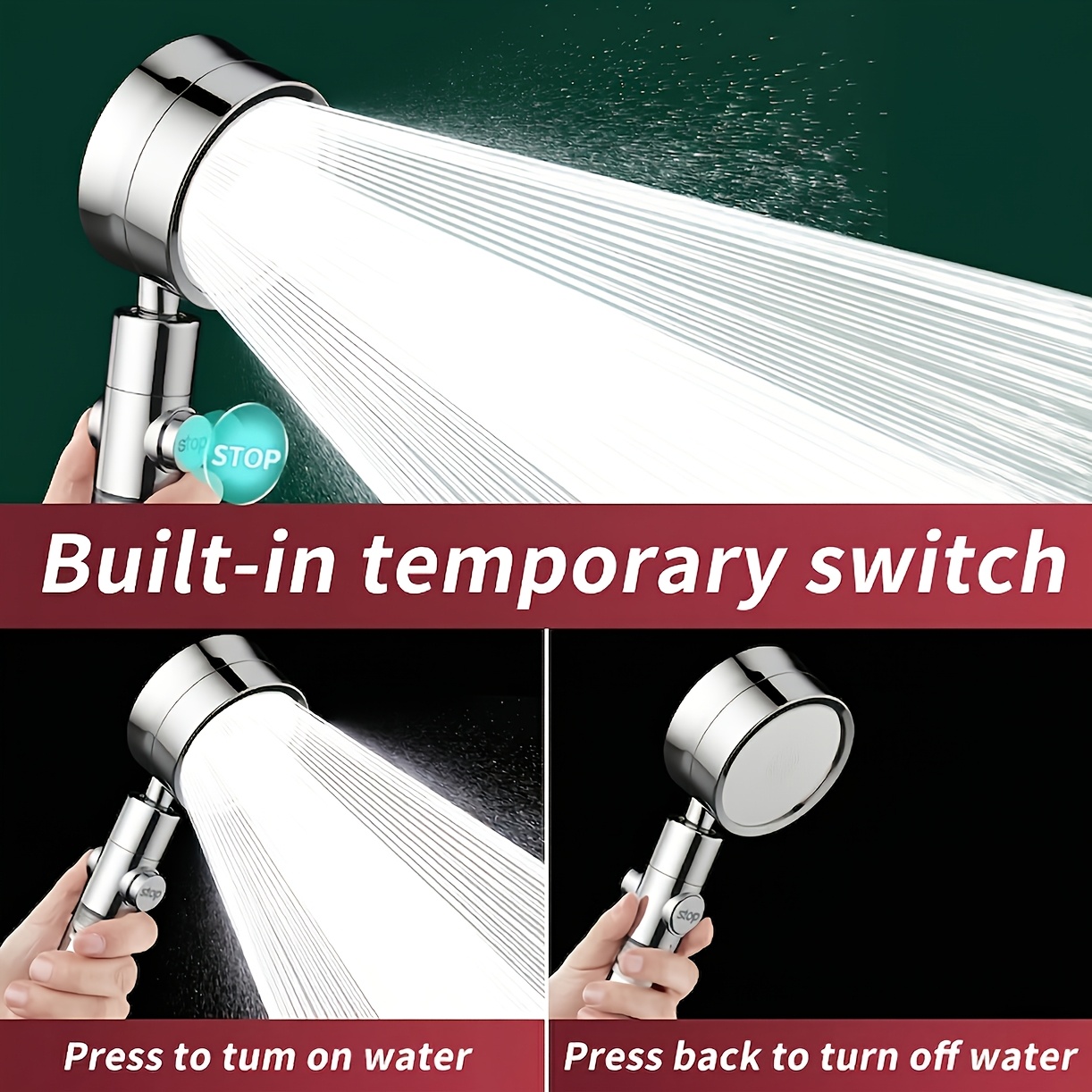 Visible Filter Window High Pre - огляд і ціна Handheld Shower Head High Pressure Filter