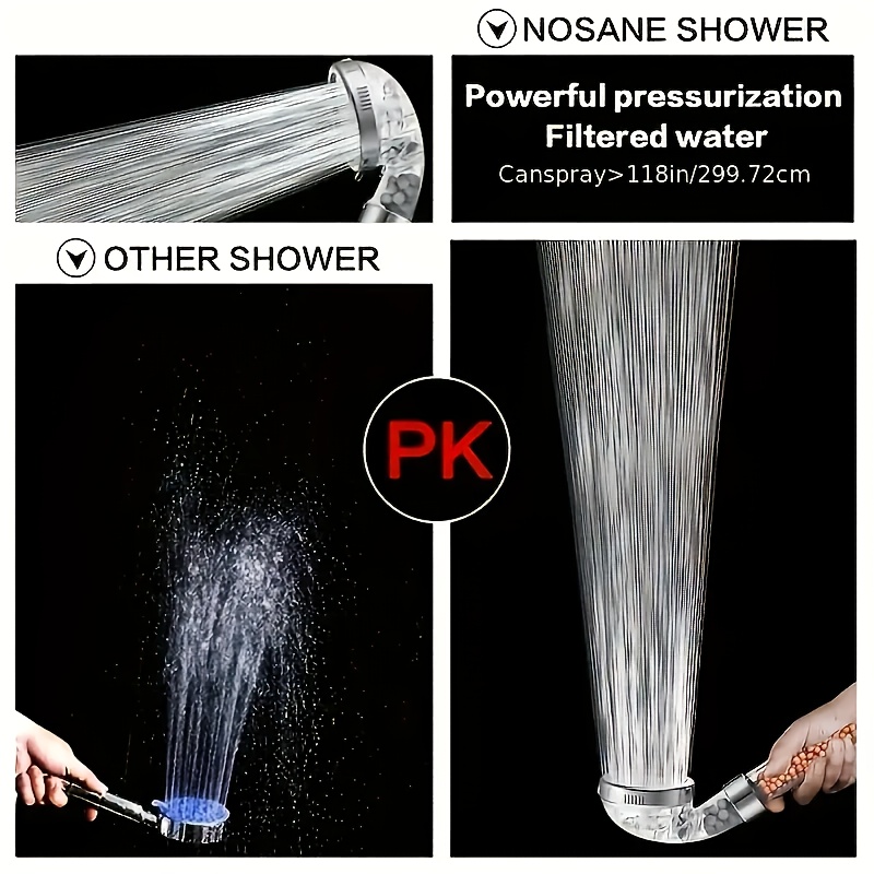 1pc Filtered Shower Head ABS H - огляд і ціна Handheld Shower Head High Pressure Filter