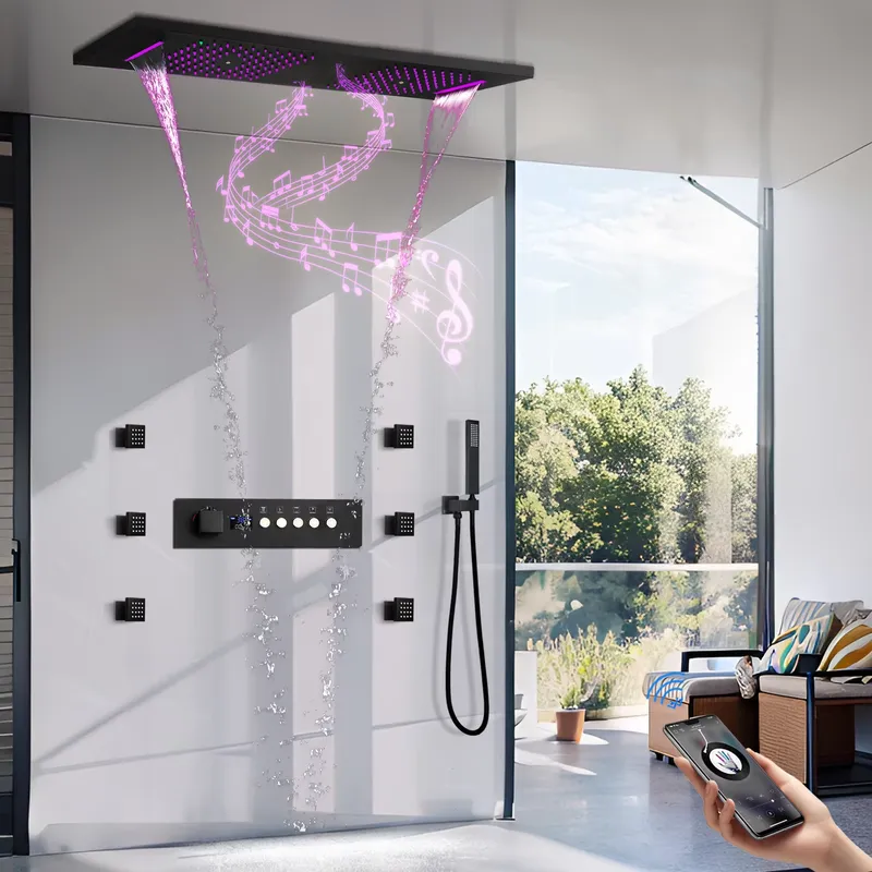 Smart Ceiling Rain Shower Set  - огляд і ціна Concealed Thermostatic Shower System Set