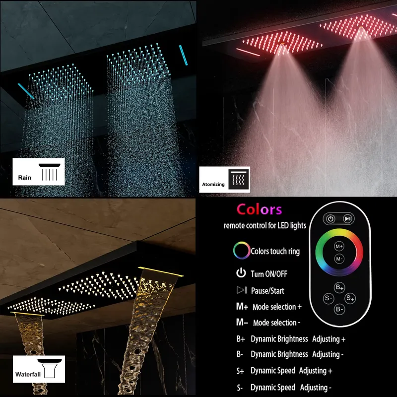 Smart Ceiling Rain Shower Set  - огляд і ціна Concealed Thermostatic Shower System Set