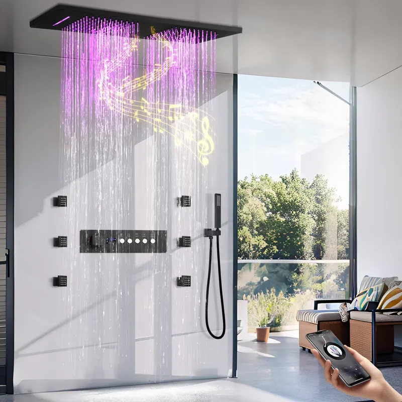 Smart Ceiling Rain Shower Set  - огляд і ціна Concealed Thermostatic Shower System Set