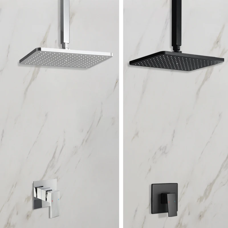 In Wall Concealed Bathroom Sho - огляд і ціна Shower Arm Ceiling Mount Brass Chrome