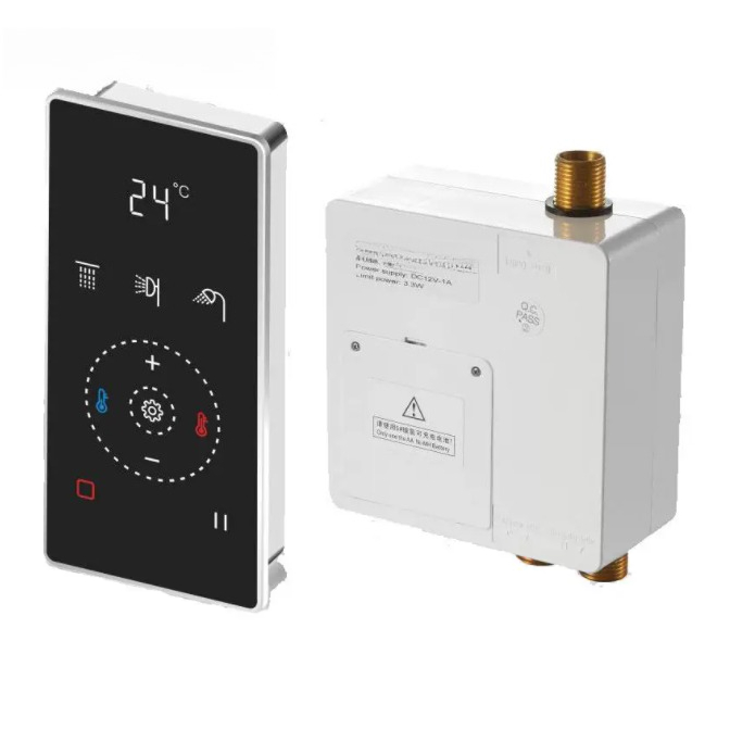 Digital LED Shower Thermostat  - огляд і ціна Thermostatic Shower Faucet Valve 3 Way