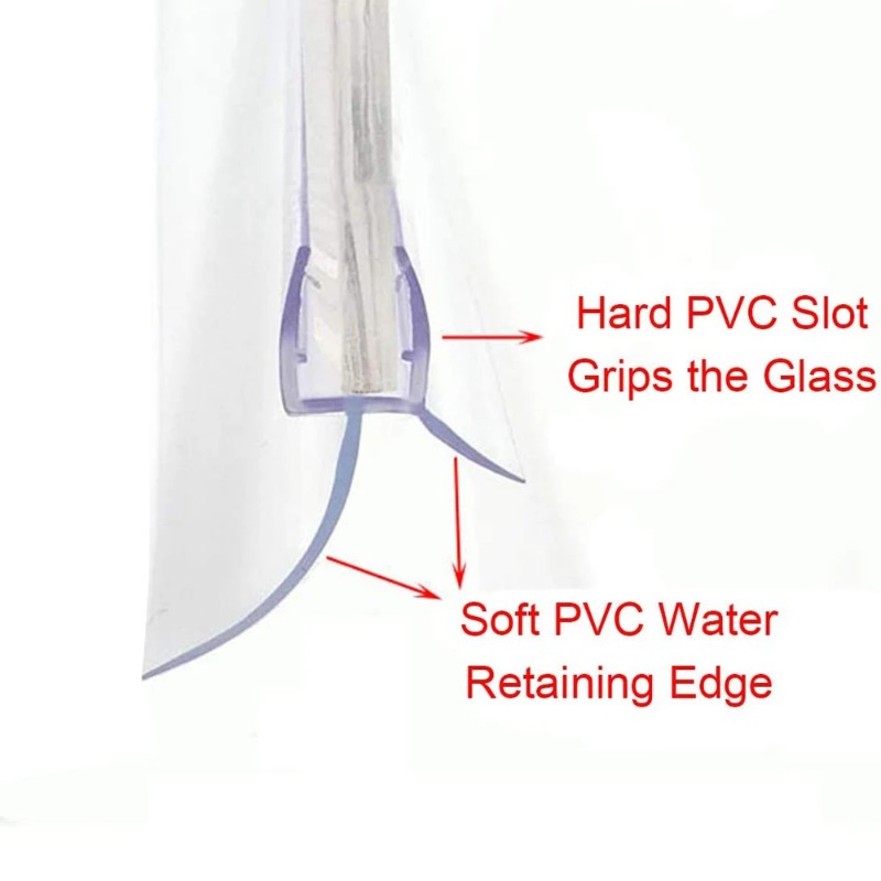 Shower Screen Door Seal Strip  - огляд і ціна Shower Door Bottom Seal Strip Sweep