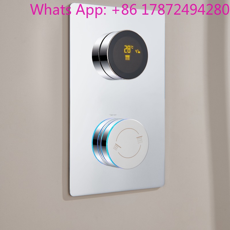 WiFi APP Control Concealed Sho - огляд і ціна Concealed Thermostatic Shower System Set