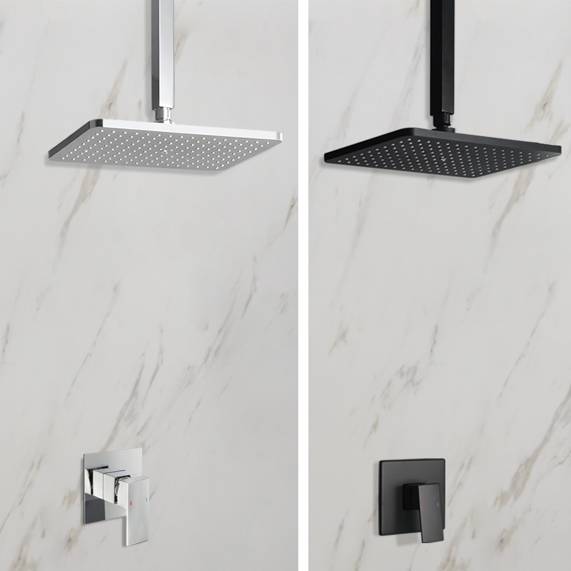 In Wall Concealed Bathroom Sho - огляд і ціна Shower Arm Ceiling Mount Brass Chrome