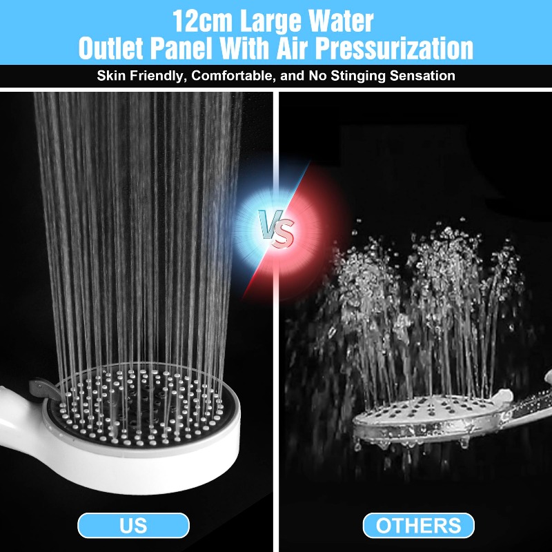 Five Speed Adjustable Shower H - огляд і ціна Handheld Shower Head High Pressure Filter
