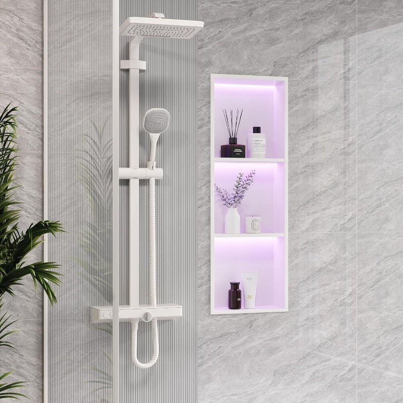 Stainless steel niche cabinet  - огляд і ціна Shower Niche Stainless Steel Recessed