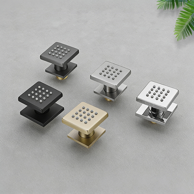 Brass Bathroom Accessories Squ - огляд і ціна Shower Body Jet Massage Spray Square