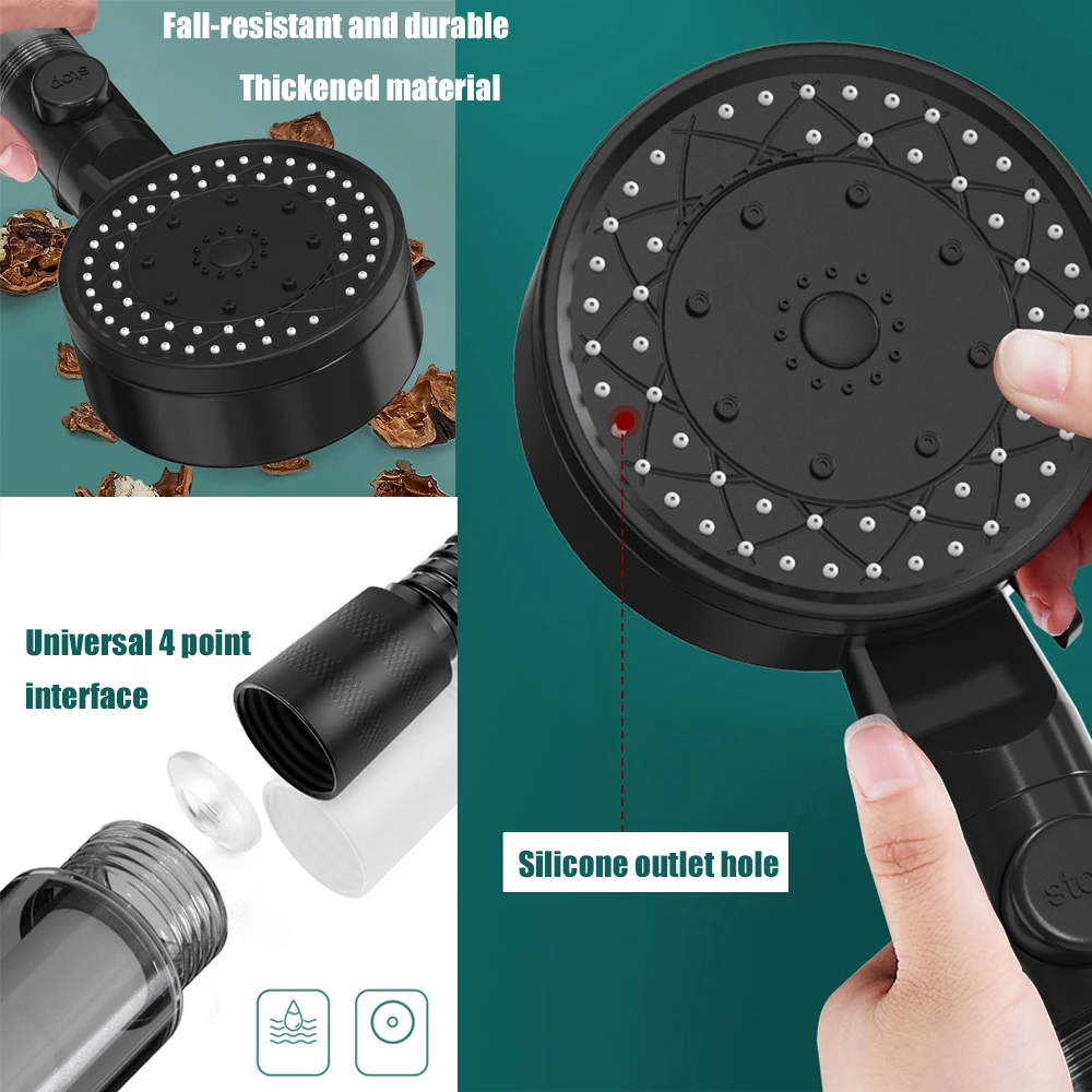 10 Spray High-Pressure Water S - огляд і ціна Handheld Shower Head High Pressure Filter