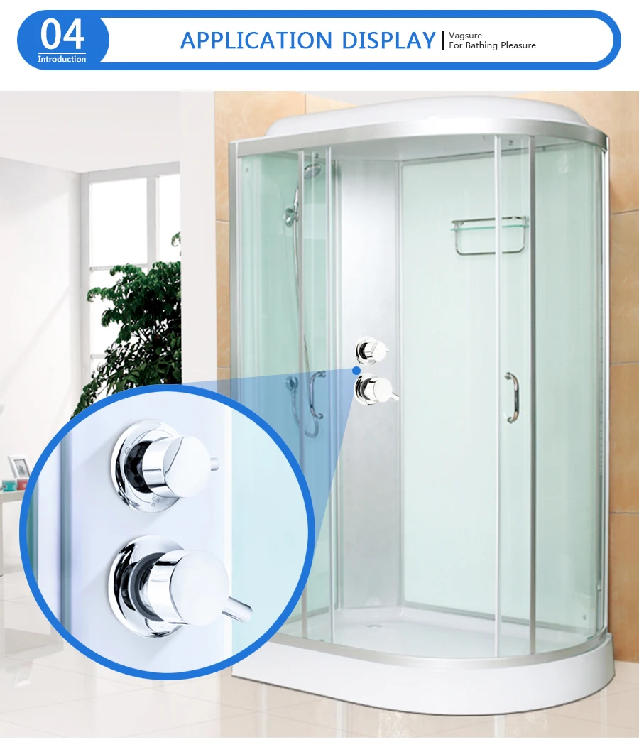 2/3/4/5 Ways Water Outlet Scre - огляд і ціна Thermostatic Shower Faucet Valve 3 Way