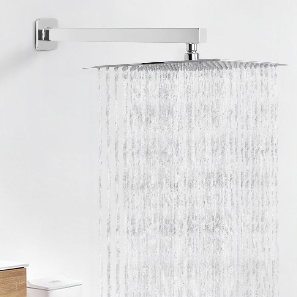 40cm Wall Mounted Square Showe - огляд і ціна Rainfall Shower Head Ceiling Mount 16 Inch