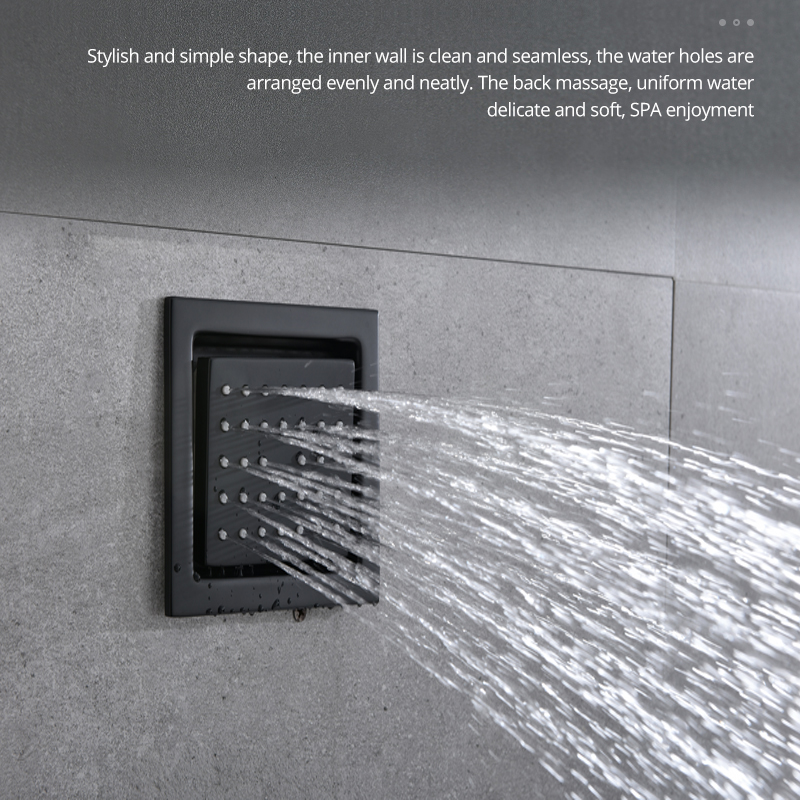 4 Inch Shower Body Nozzle Side - огляд і ціна Shower Body Jet Massage Spray Square