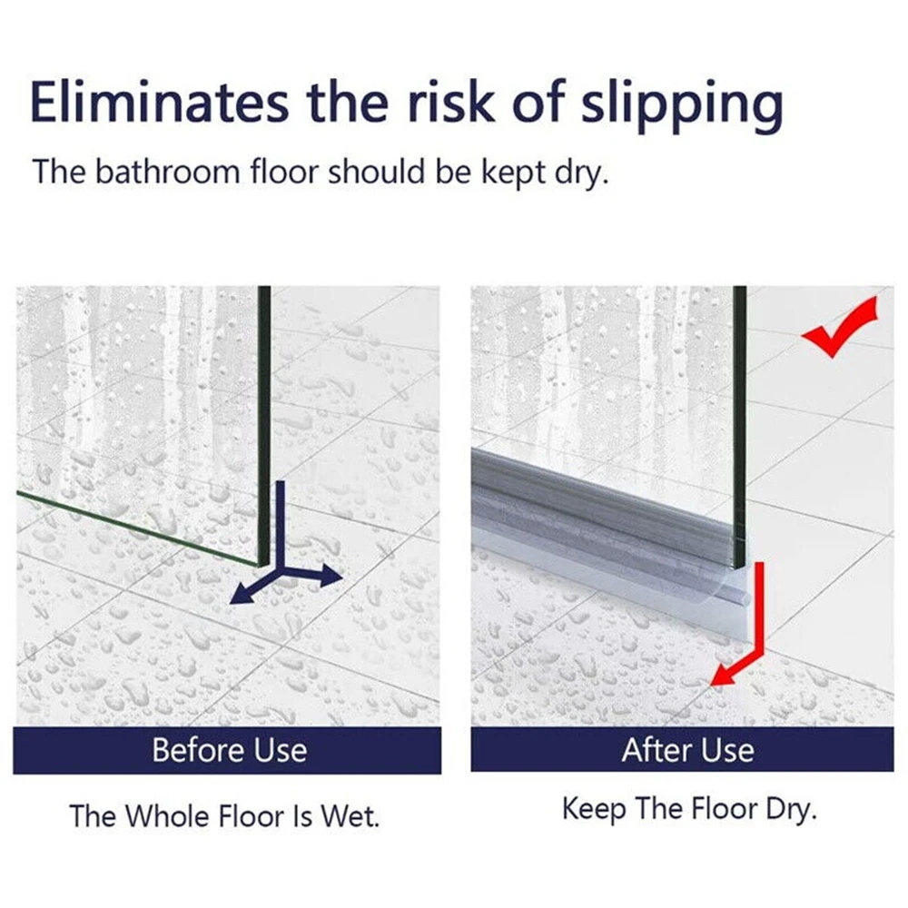20mm Shower Screen Seal Strip  - огляд і ціна Shower Door Bottom Seal Strip Sweep