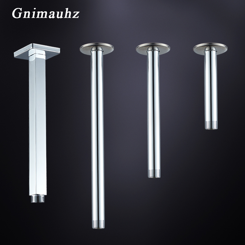 10/20/25/30cm Length Chrome Br - огляд і ціна Shower Arm Ceiling Mount Brass Chrome