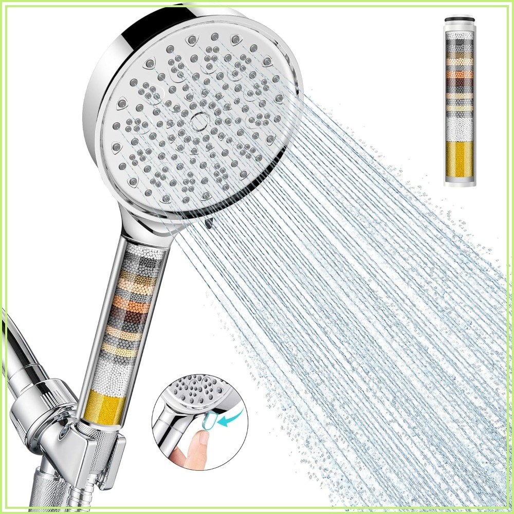 Filtered Shower Head with Hand - огляд і ціна Handheld Shower Head High Pressure Filter