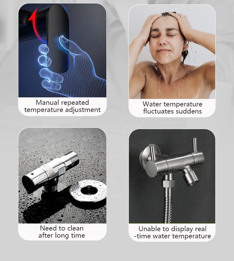 Professional Bathroom Smart Sh - огляд і ціна Thermostatic Mixing Valve Digital Display