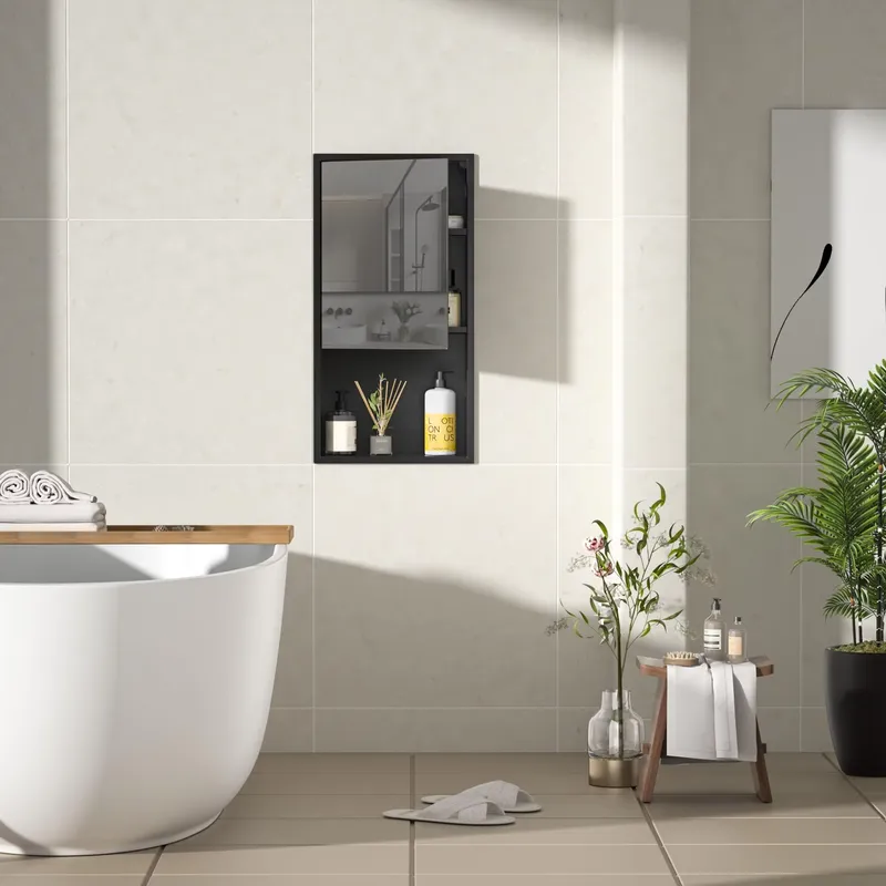 Bathroom Recessed Shower Wall  - огляд і ціна Shower Niche Stainless Steel Recessed