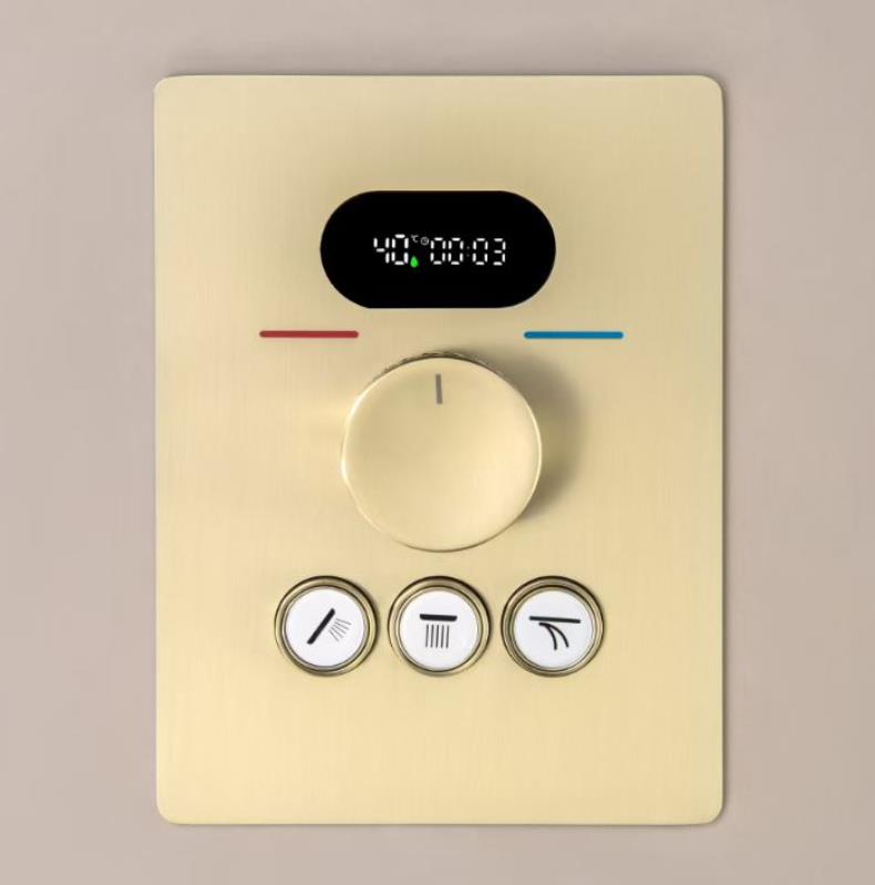 3 way  digital Shower Mixer Va - огляд і ціна Thermostatic Shower Faucet Valve 3 Way