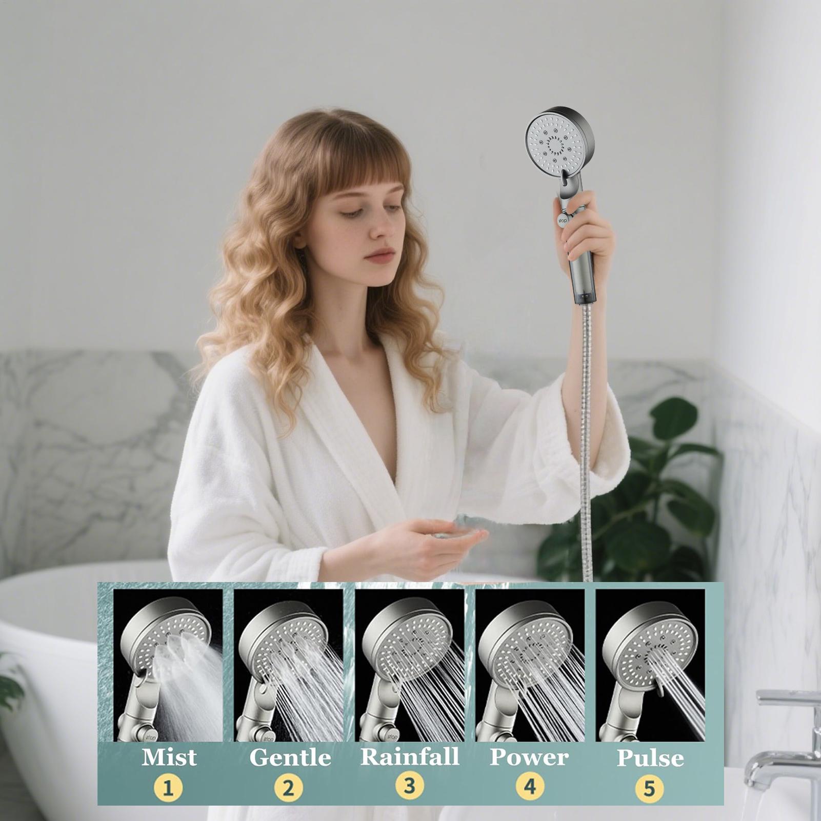 New Shower Head 5 Modes Filter - огляд і ціна Handheld Shower Head High Pressure Filter