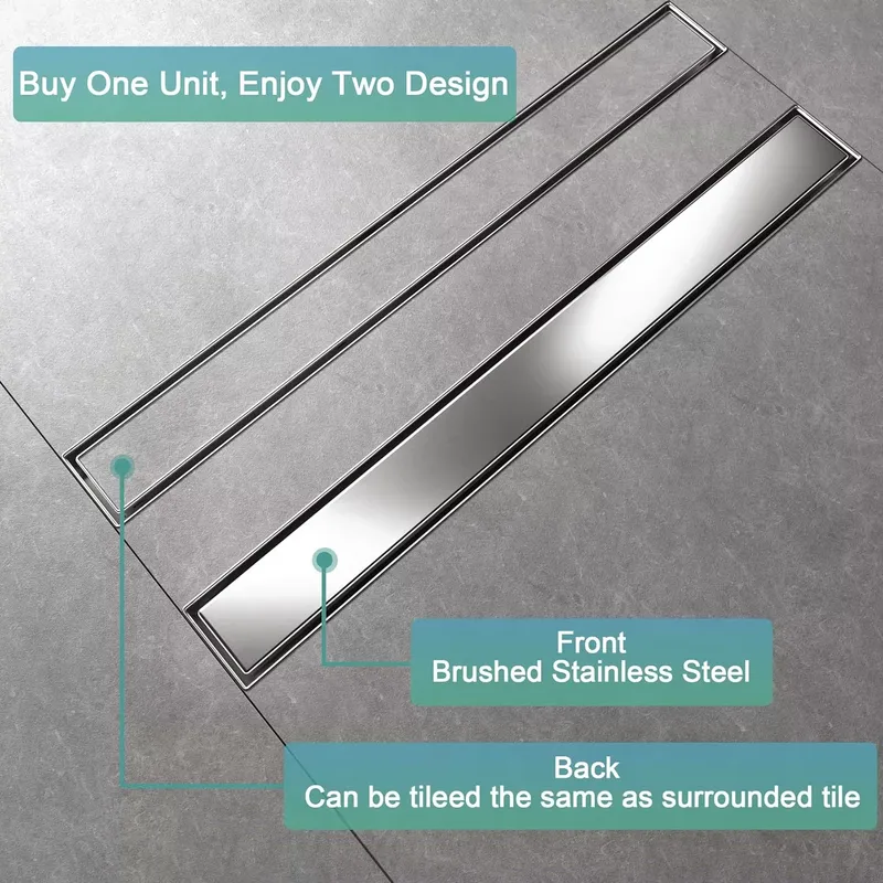 for Modern 304 Stainless Steel - огляд і ціна Linear Shower Drain Stainless 304 Tile In