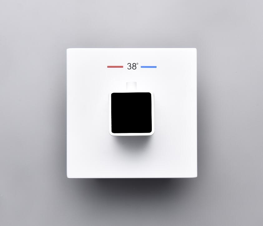 Newest White Solid Brass Conce - огляд і ціна Thermostatic Mixing Valve Digital Display