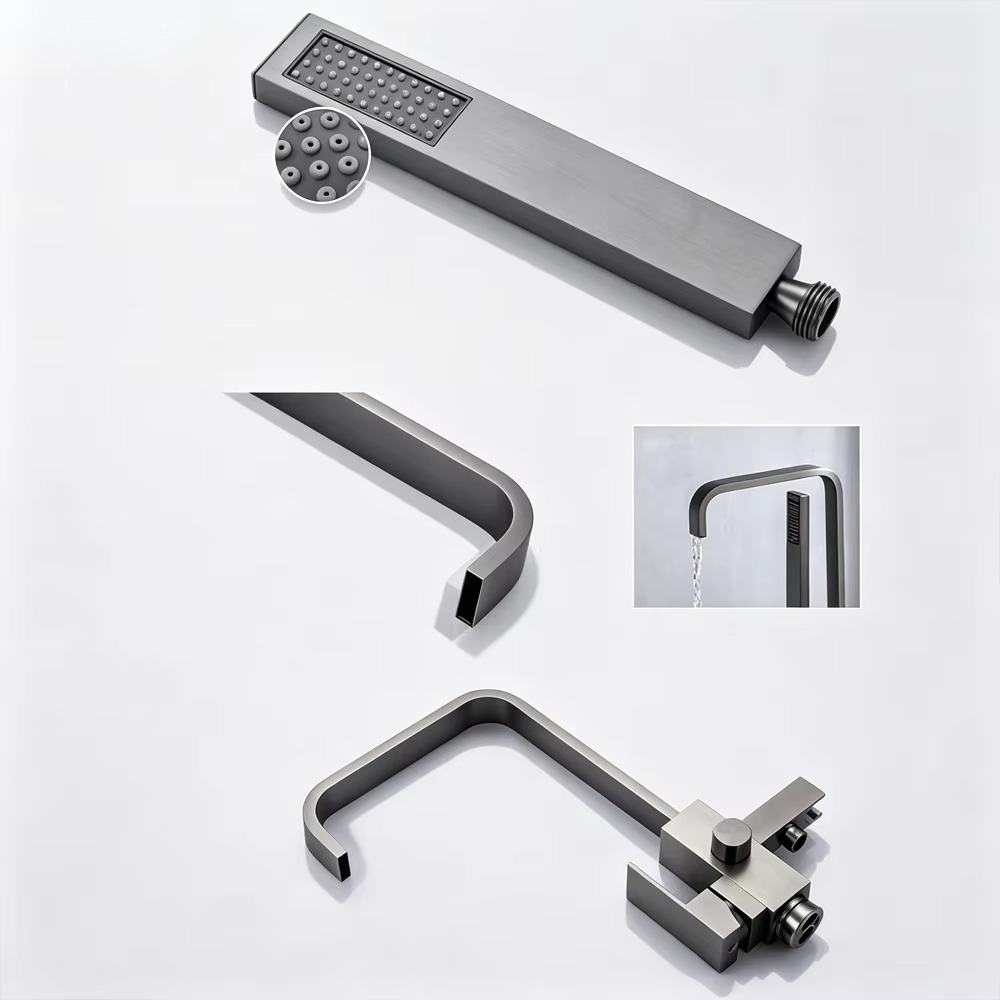 Floor Mounted Bath Mixer Brass - огляд і ціна Freestanding Bathtub Filler Faucet Floor