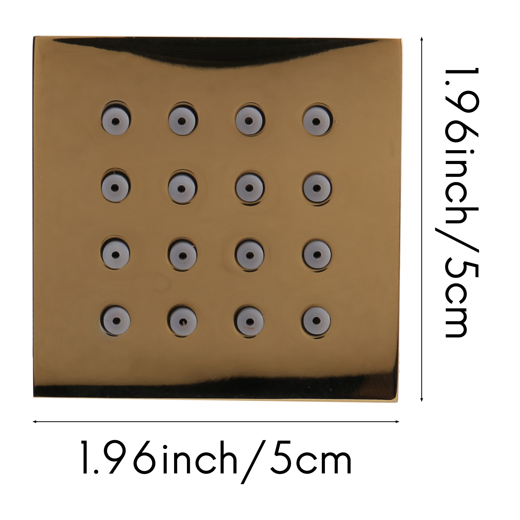 AT44-2 Inches Shower Body Spra - огляд і ціна Shower Body Jet Massage Spray Square