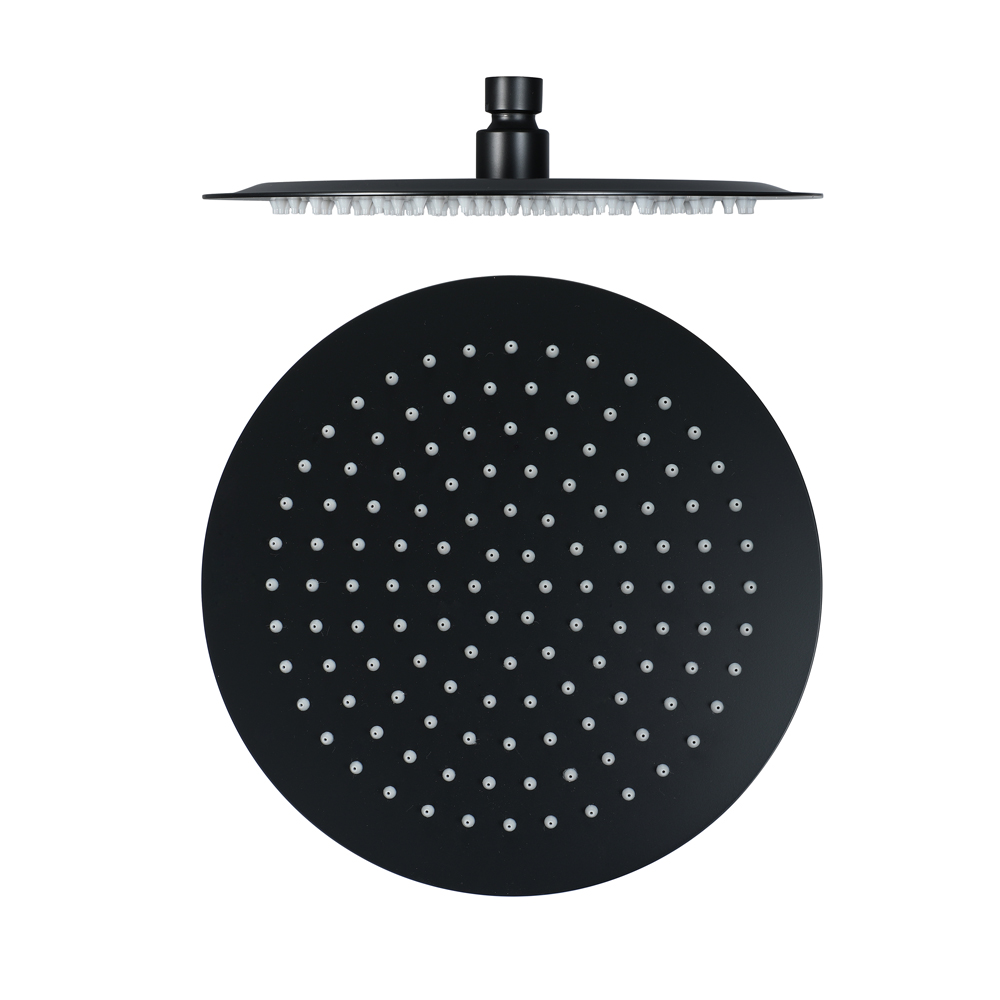 Becola Black Square Rain Stain - огляд і ціна Rainfall Shower Head Ceiling Mount 16 Inch