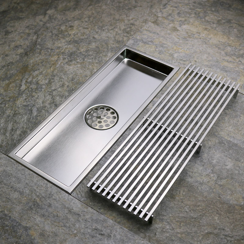 Linear Shower Drain with Tile  - огляд і ціна Linear Shower Drain Stainless 304 Tile In