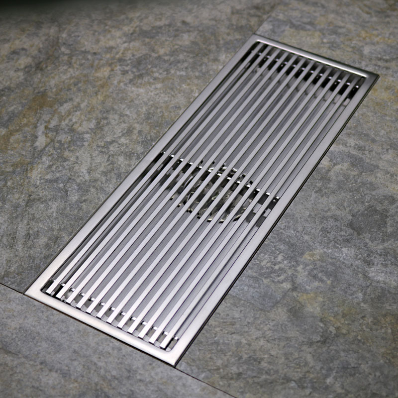 Linear Shower Drain with Tile  - огляд і ціна Linear Shower Drain Stainless 304 Tile In