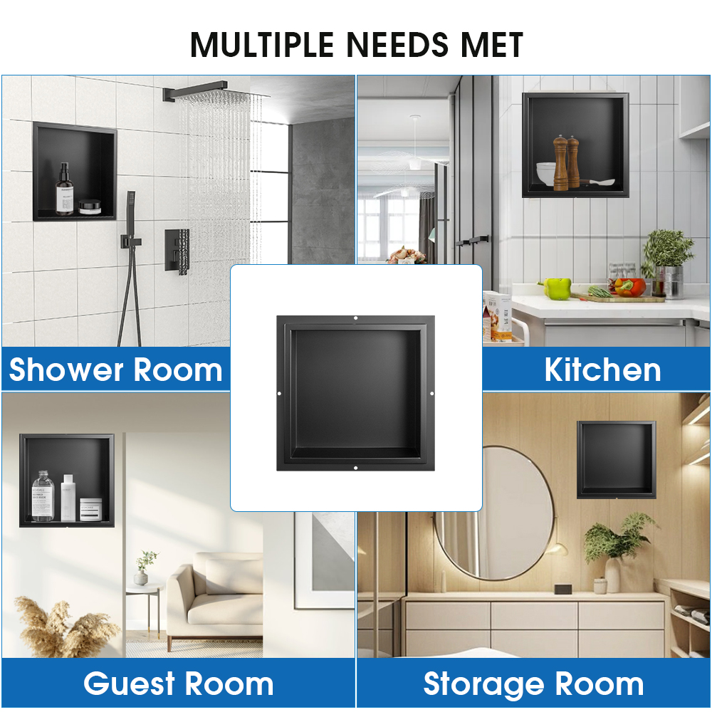 New Design 304 stainless steel - огляд і ціна Shower Niche Stainless Steel Recessed