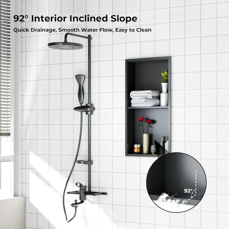 Stainless Steel Shower Niche B - огляд і ціна Shower Niche Stainless Steel Recessed